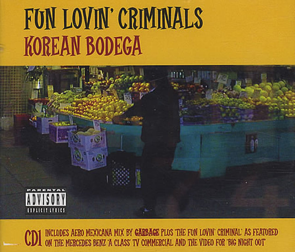 Fun Lovin Criminals Korean Bodega UK CD single (CD5 / 5") CDCHSS5108