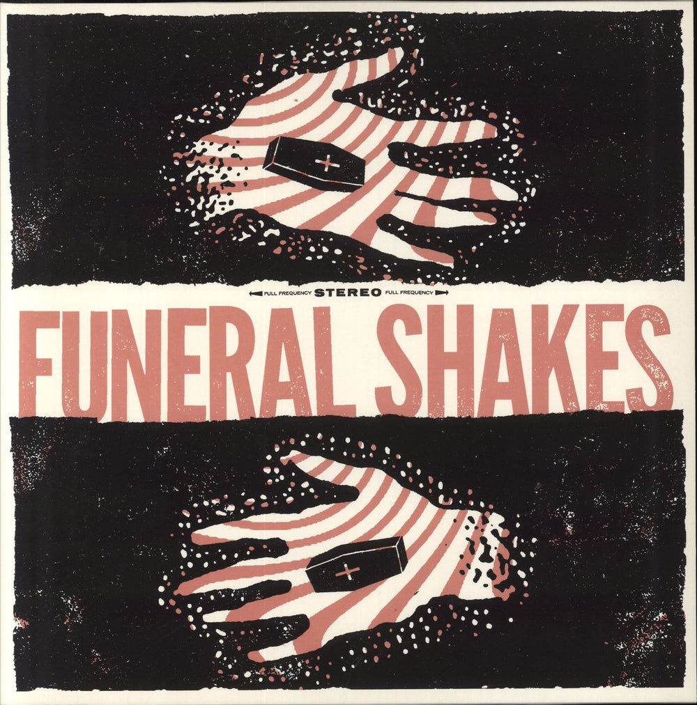 Funeral Shakes Funeral Shakes - Pink And Black Vinyl UK vinyl LP album (LP record) SSSHLP003