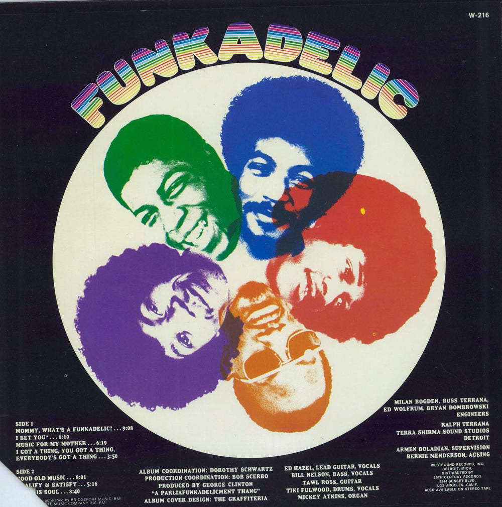 Funkadelic Funkadelic US vinyl LP album (LP record)