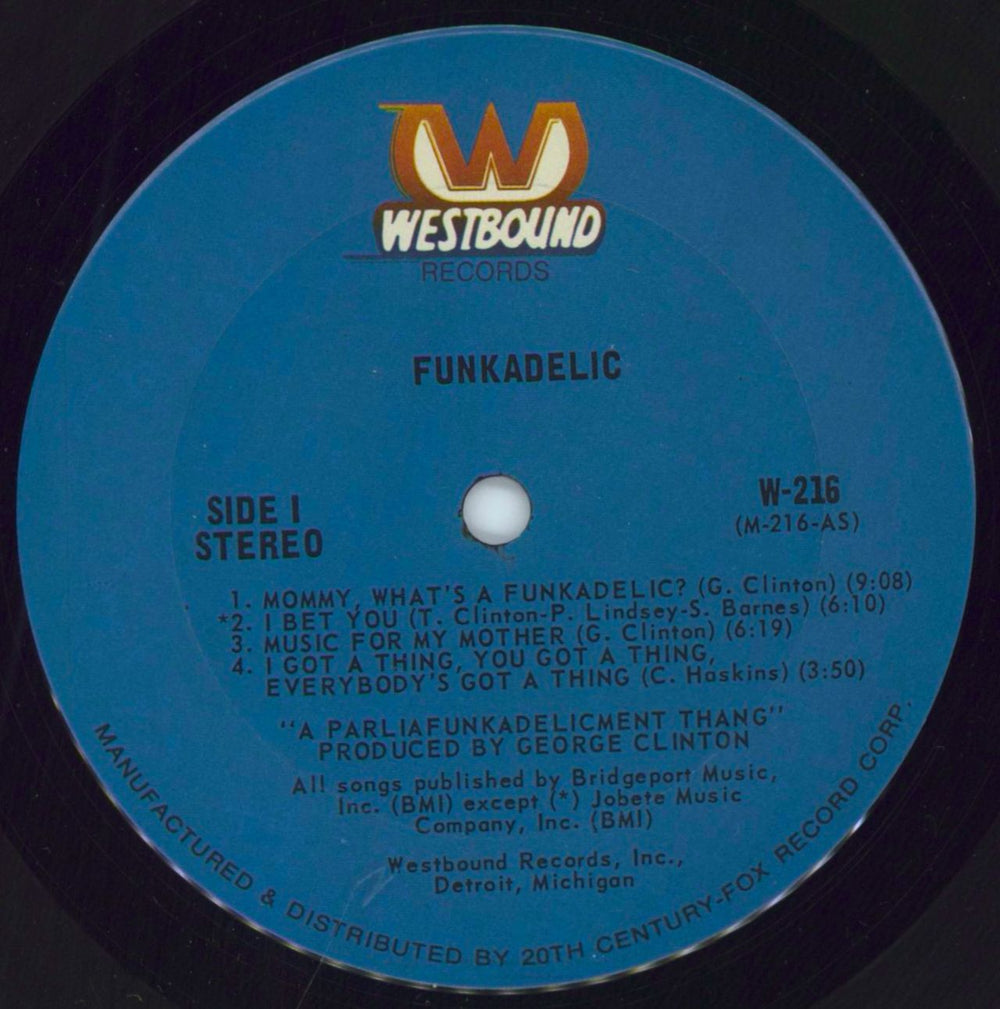 Funkadelic Funkadelic US vinyl LP album (LP record) FNKLPFU790511