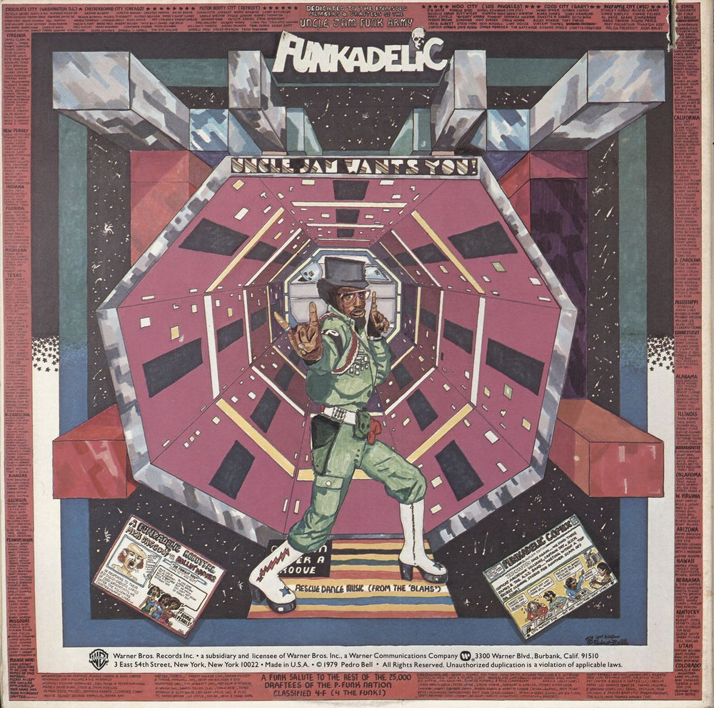 Funkadelic Uncle Jam Wants You US vinyl LP album (LP record) FNKLPUN676814