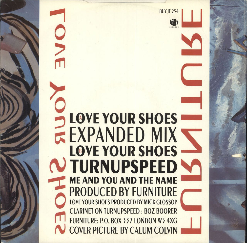 Furniture Love Your Shoes UK 12" vinyl single (12 inch record / Maxi-single)