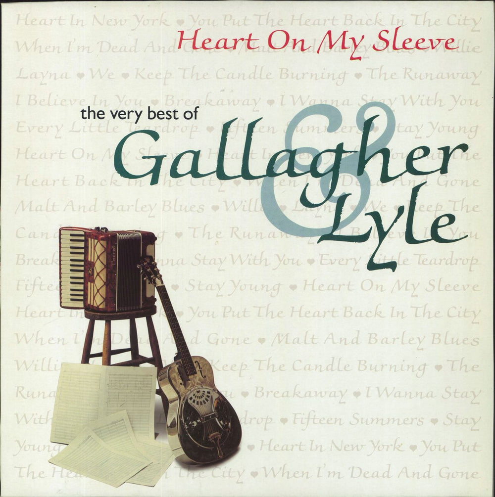 Gallagher And Lyle Heart On My Sleeve - The Very Best Of UK vinyl LP album (LP record) 397123-1