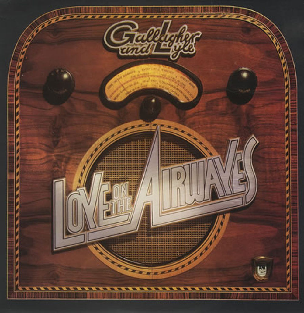 Gallagher And Lyle Love On The Airwaves + Lyric insert UK vinyl LP album (LP record) AMLH64620