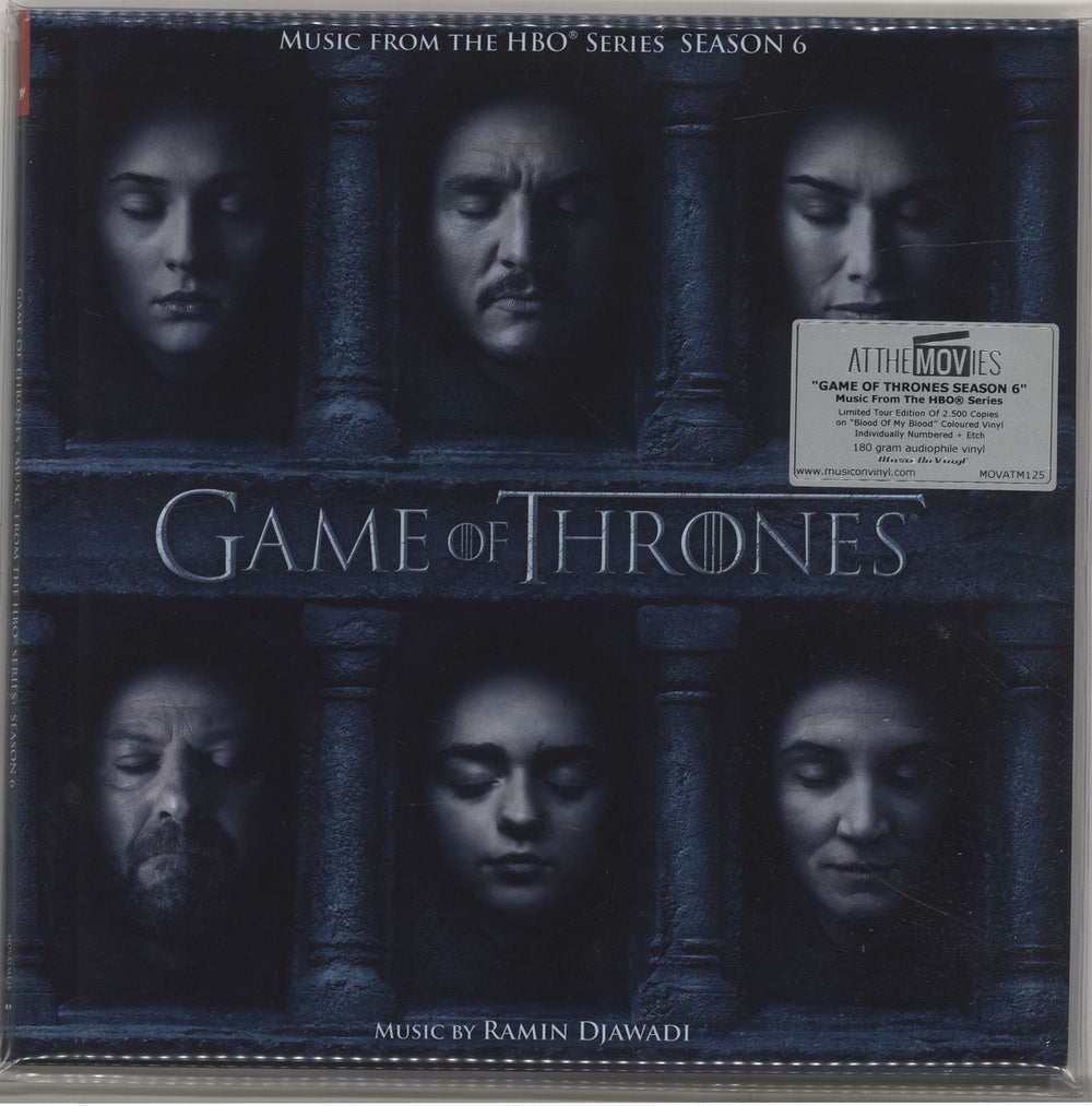 Game Of Thrones Game Of Thrones (Series 6) - 180gram Red Vinyl - Sealed UK 3-LP vinyl record set (Triple LP Album) MOVATM125