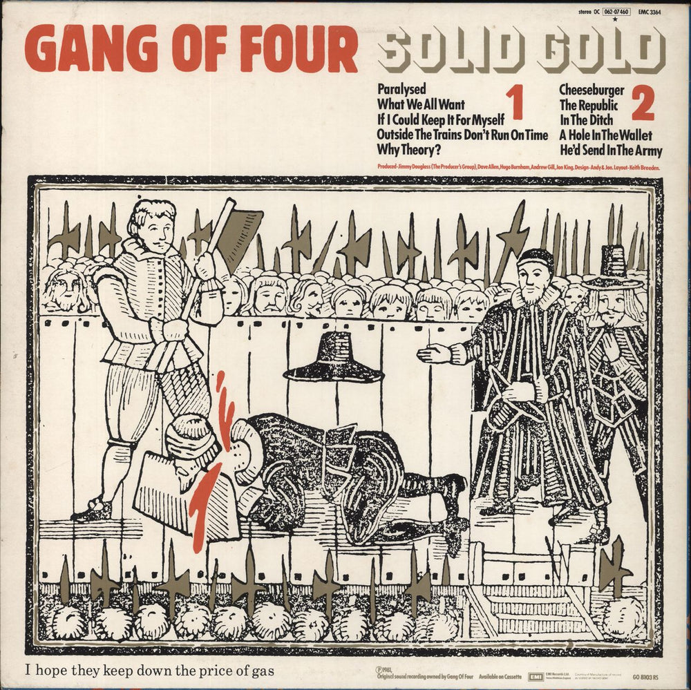 Gang Of Four Solid Gold - EX UK vinyl LP album (LP record)