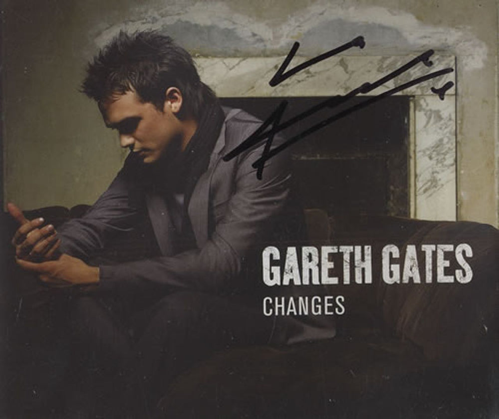 Gareth Gates Changes - Autographed UK CD single (CD5 / 5") 1721080