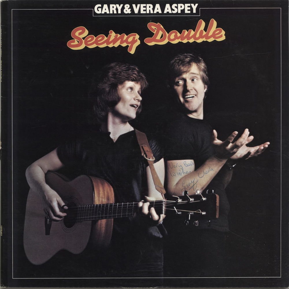 Gary & Vera Aspey Seeing Double - Autographed UK vinyl LP album (LP record) 12TS407