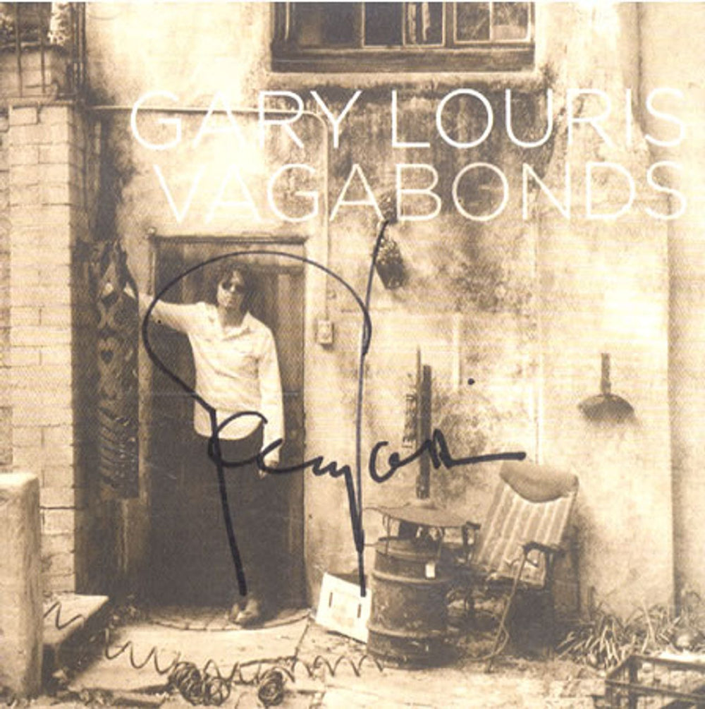 Gary Louris Vagabonds - Signed Booklet US memorabilia SIGNED CD BOOKLET