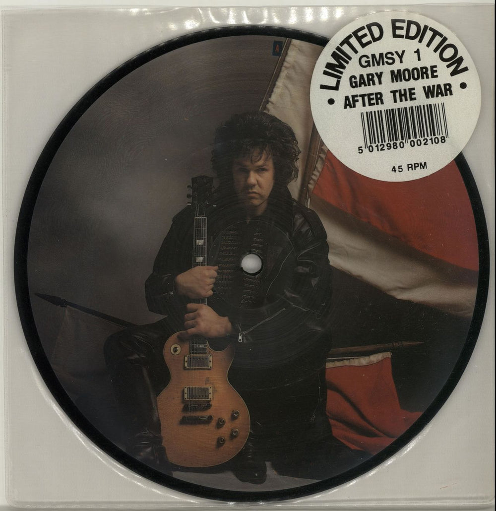 Gary Moore After The War UK 7" vinyl picture disc (7 inch picture disc single) GMSY1