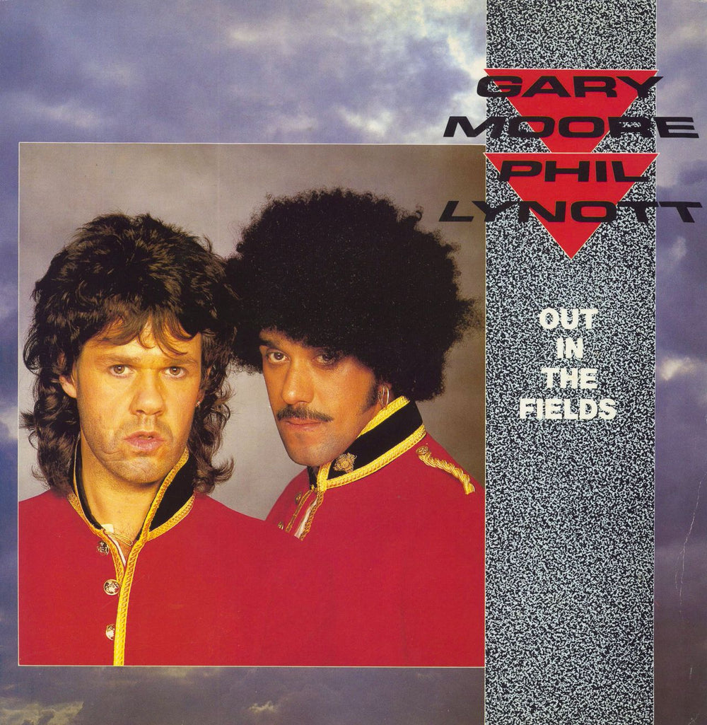 Gary Moore Out In The Fields UK 12" vinyl single (12 inch record / Maxi-single) TEN49-12