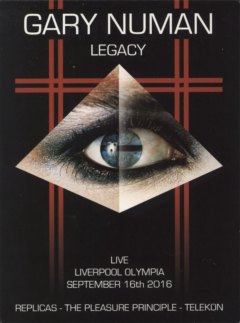 Gary Numan Legacy - Live Liverpool Olympia September 16th 2016 UK DVD MM-DVD-1701