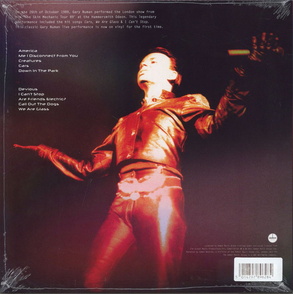 Gary Numan Live at Hammersmith Odeon 1989 - Red Vinyl - Sealed UK vinyl LP album (LP record) 5014797896284