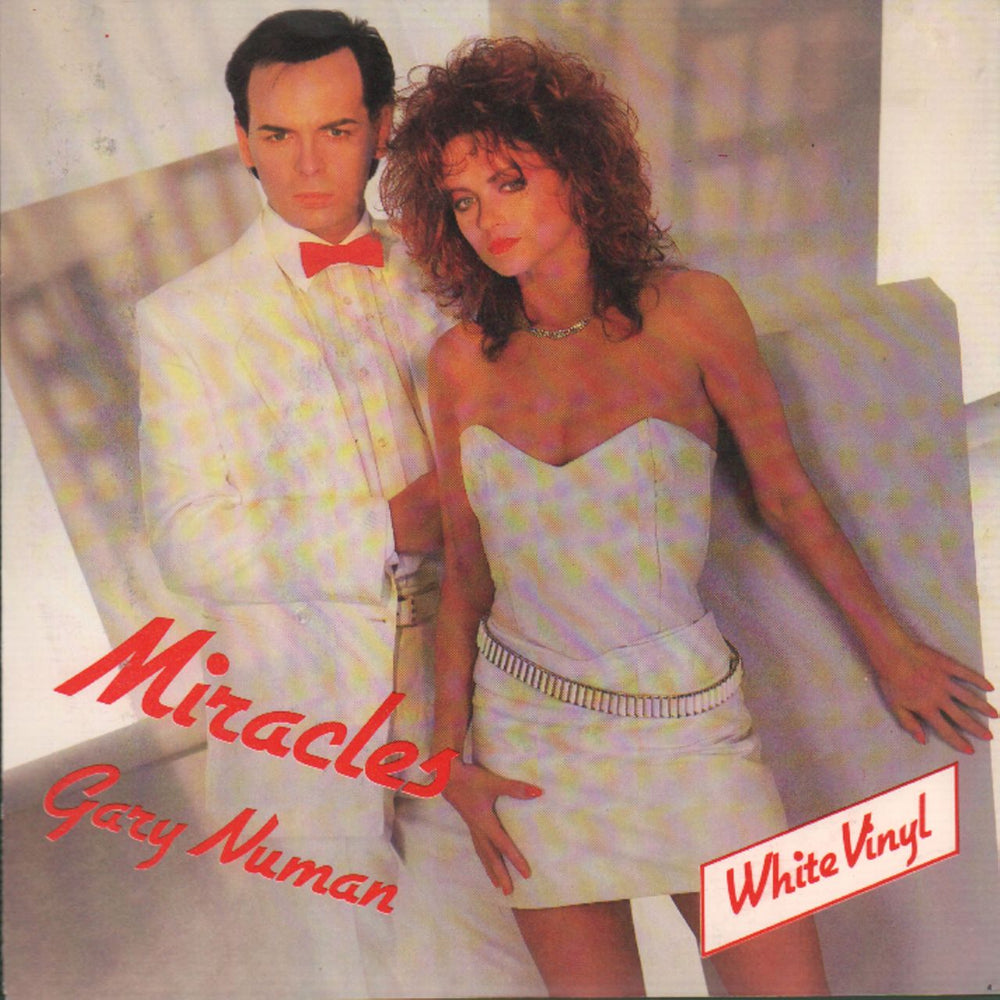 Gary Numan Miracles - White Vinyl UK 7" vinyl single (7 inch record / 45) NU13