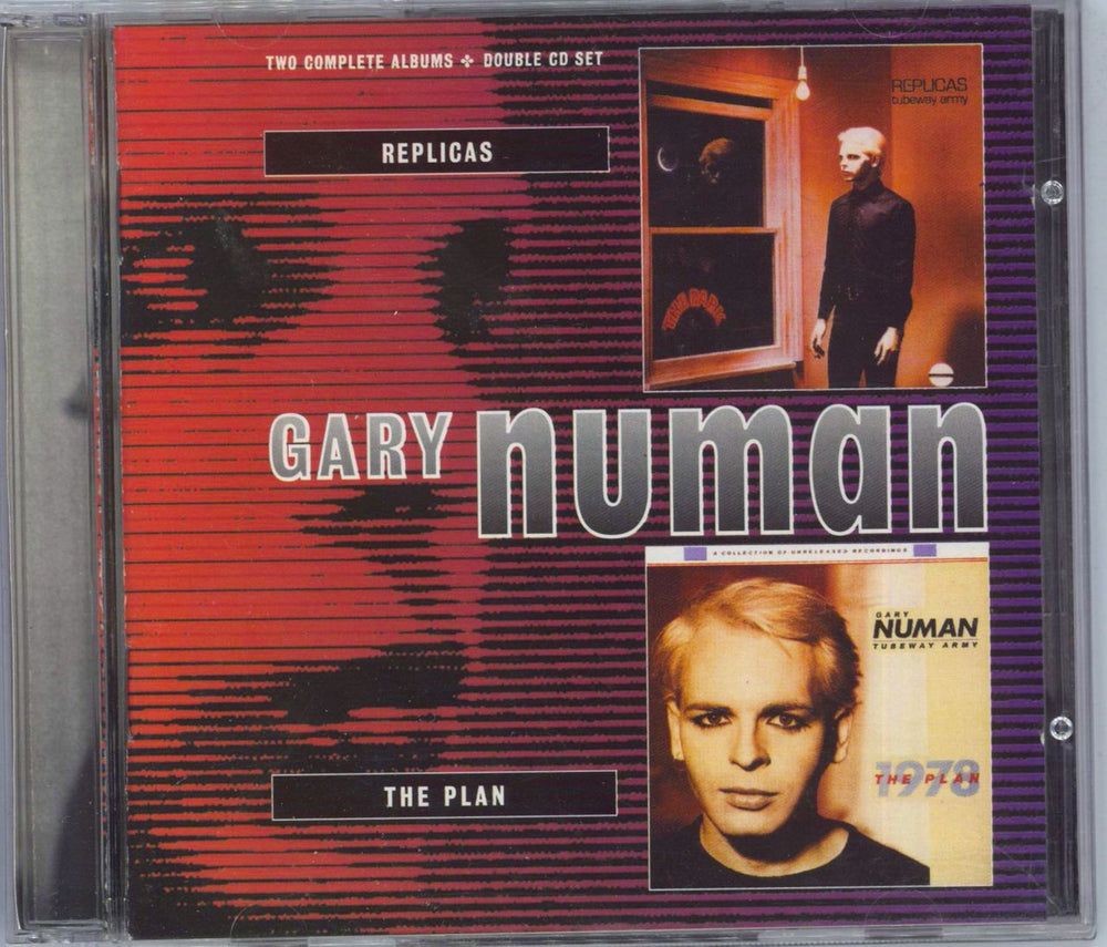 Gary Numan Replicas / The Plan UK 2 CD album set (Double CD) BEGA152CD