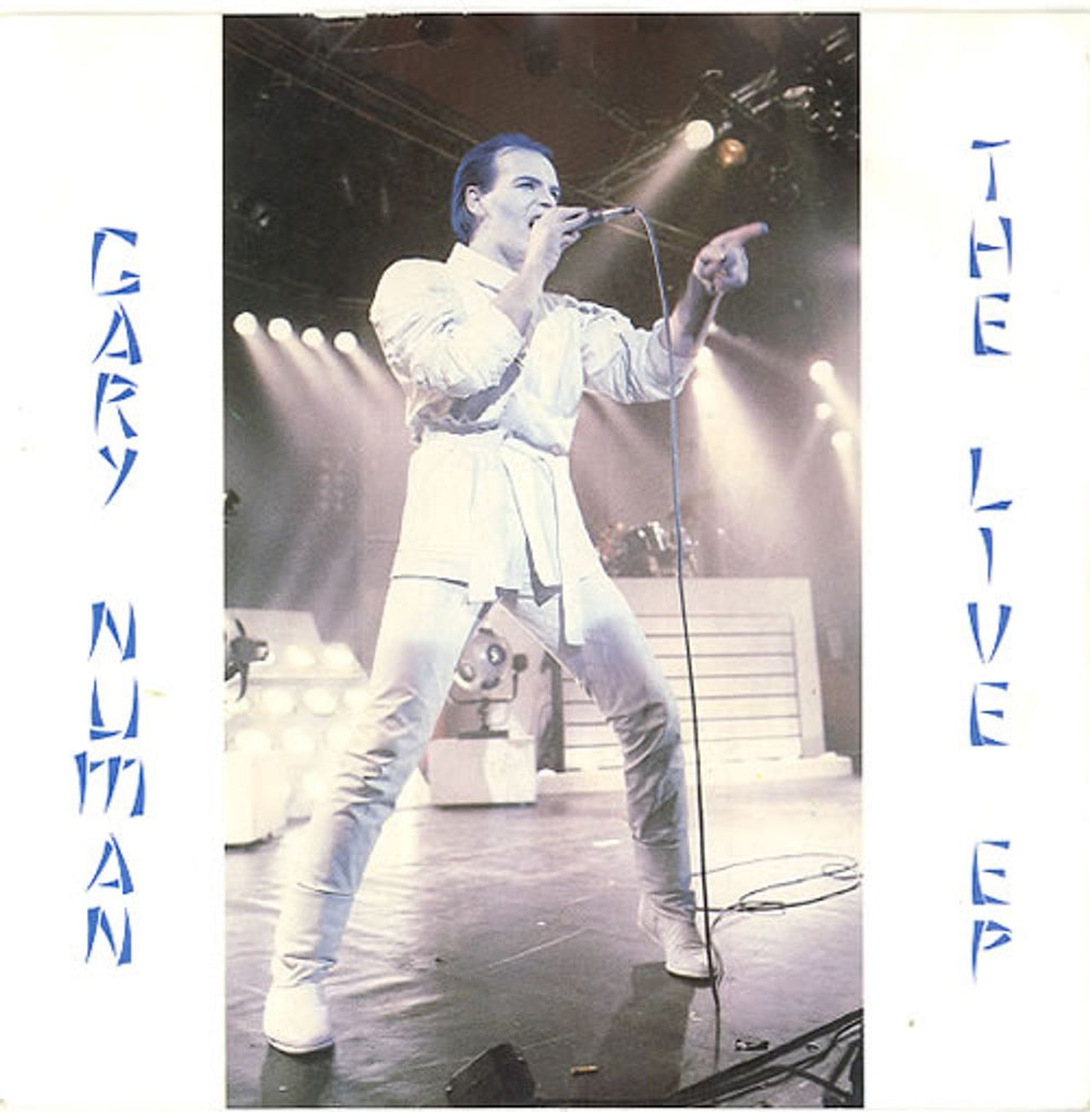 Gary Numan The Live EP - Black UK 7" vinyl single (7 inch record / 45) NU7