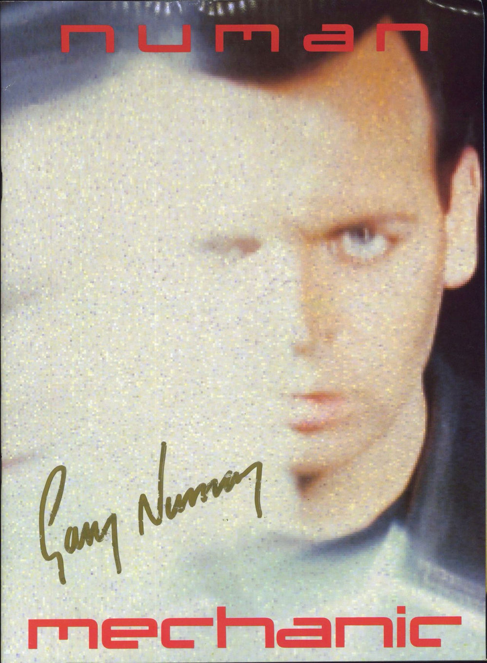 Gary Numan The Skin Mechanic - Autographed UK tour programme