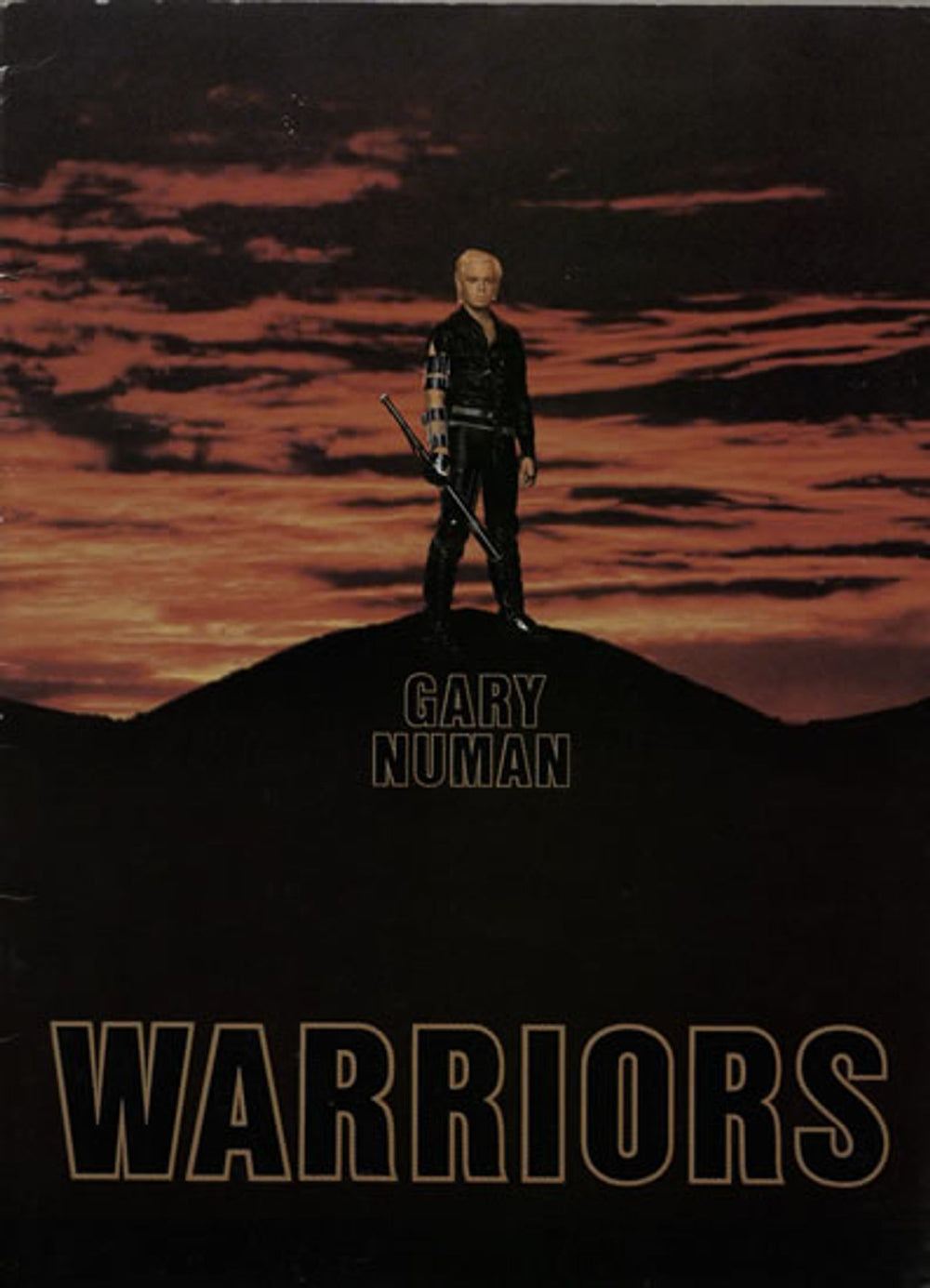 Gary Numan Warriors 1983 UK tour programme TOUR PROGRAMME