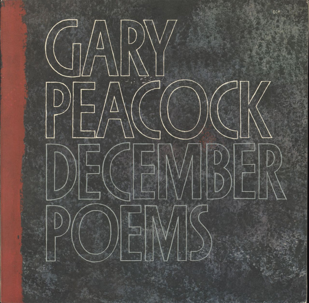 Gary Peacock December Poems - Promo Stickered German Promo vinyl LP album (LP record) ECM1119