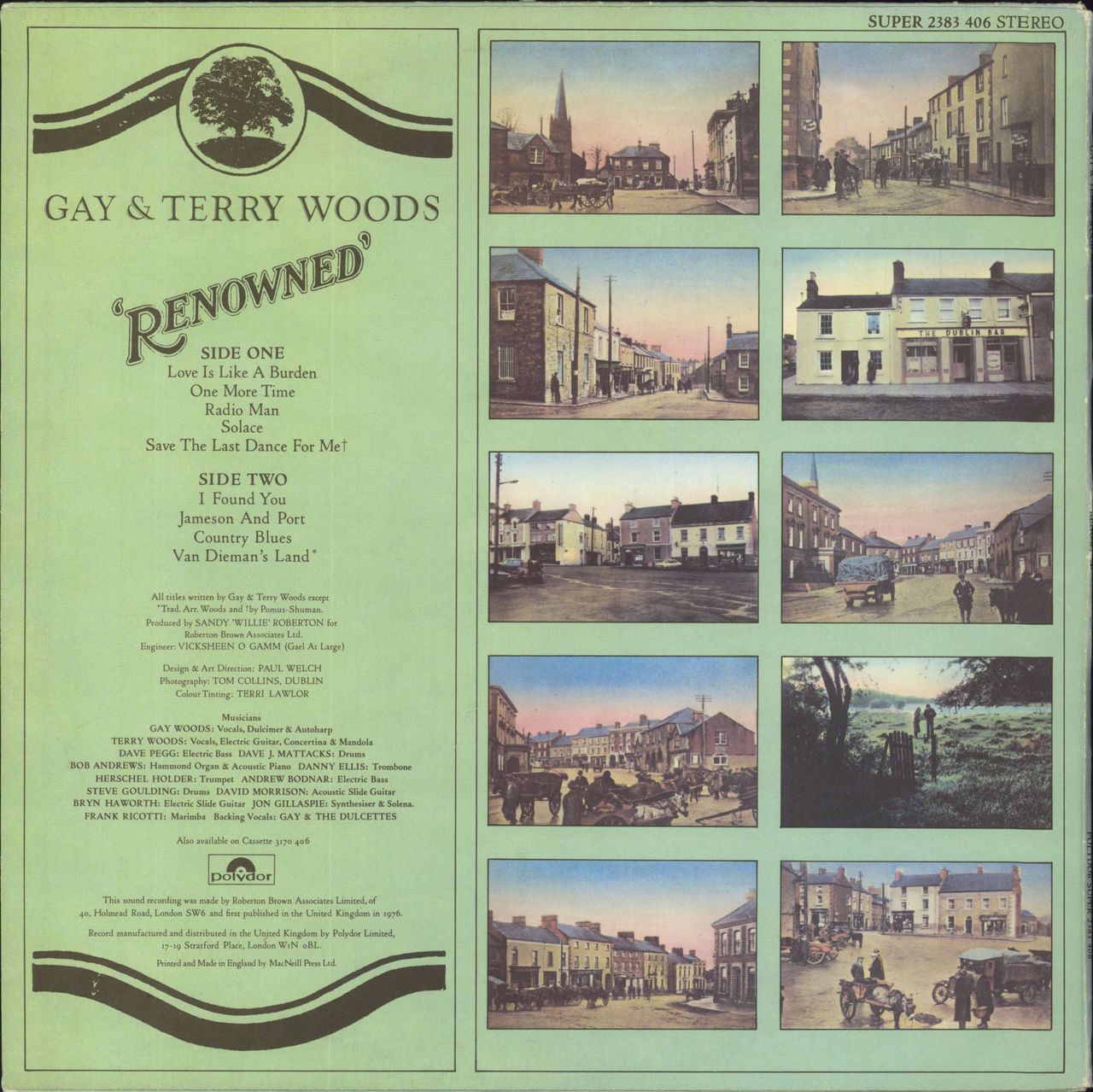 Gay & Terry Woods Renowned UK Vinyl LP — RareVinyl.com