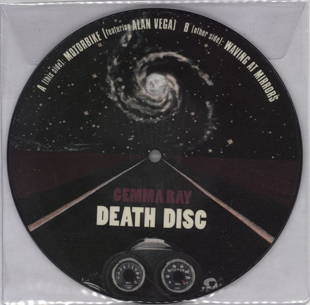 Gemma Ray Death Disc UK 7" vinyl picture disc (7 inch picture disc single) BR36