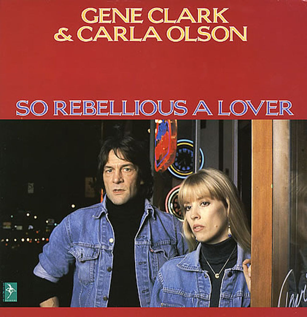 Gene Clark So Rebellious A Lover UK vinyl LP album (LP record) FIEND89