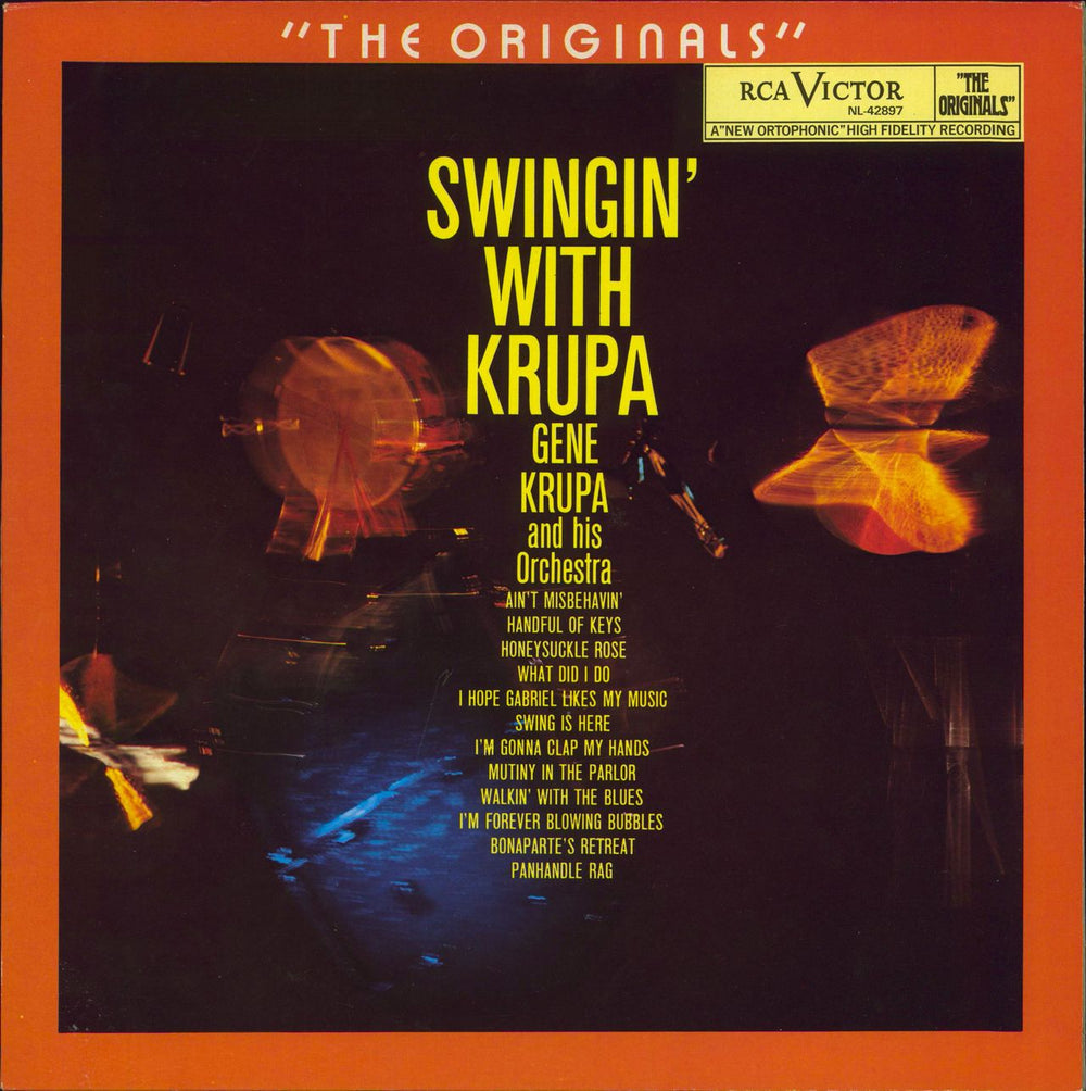 Gene Krupa Swingin' With Krupa Dutch vinyl LP album (LP record) NL-42897