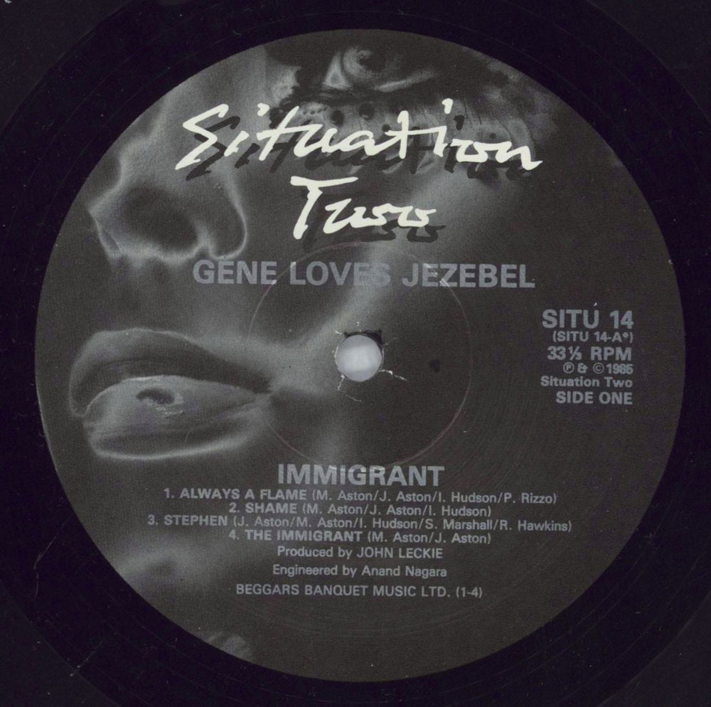 Gene Loves Jezebel Immigrant UK vinyl LP album (LP record) GLJLPIM822276