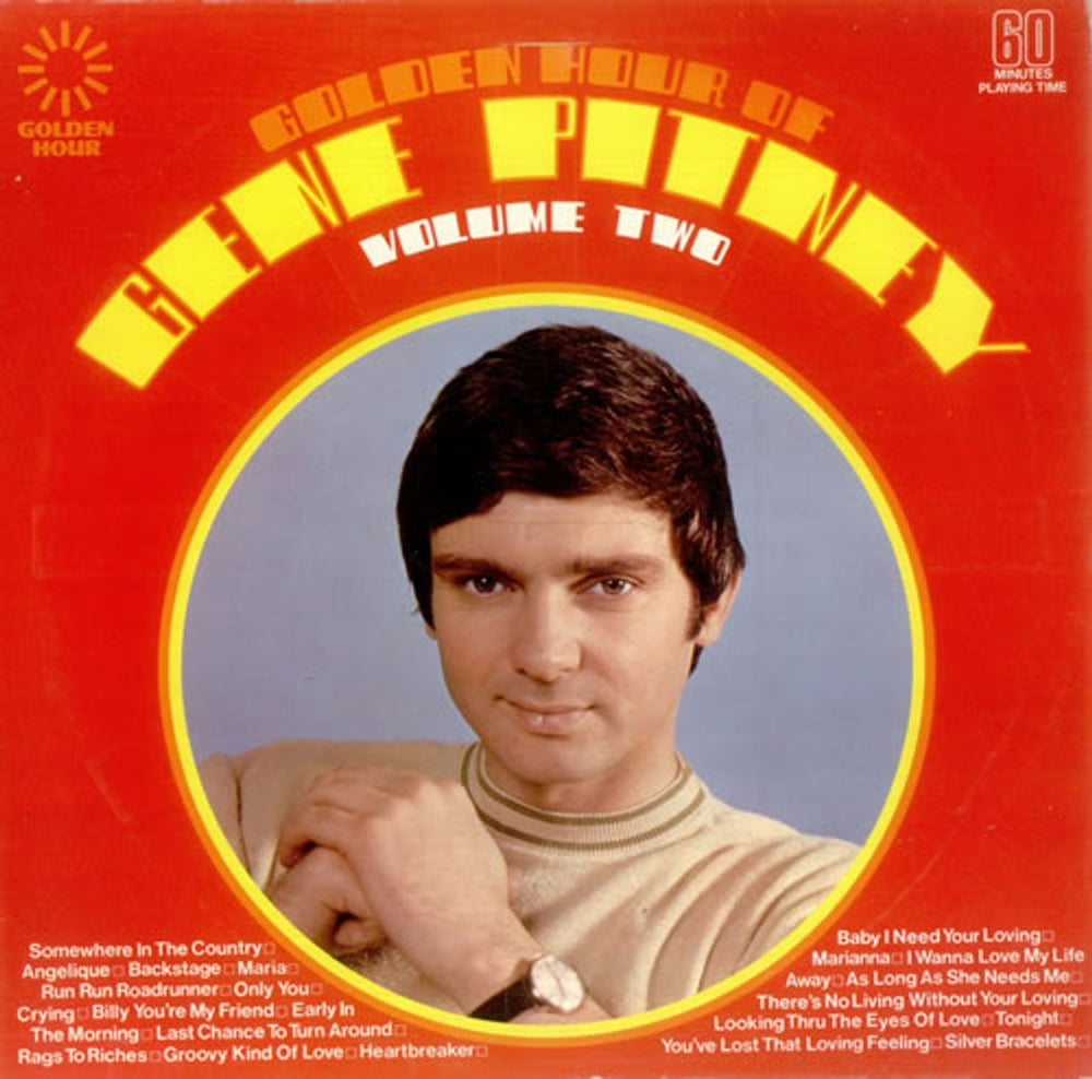 Gene Pitney Golden Hour Of Gene Pitney Volume Two UK vinyl LP album (LP record) GH818