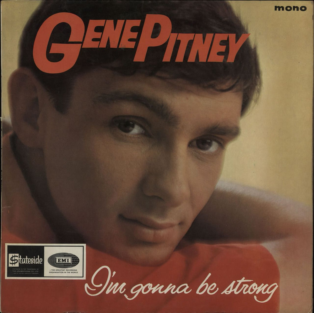 Gene Pitney I'm Gonna Be Strong UK vinyl LP album (LP record) SL10120