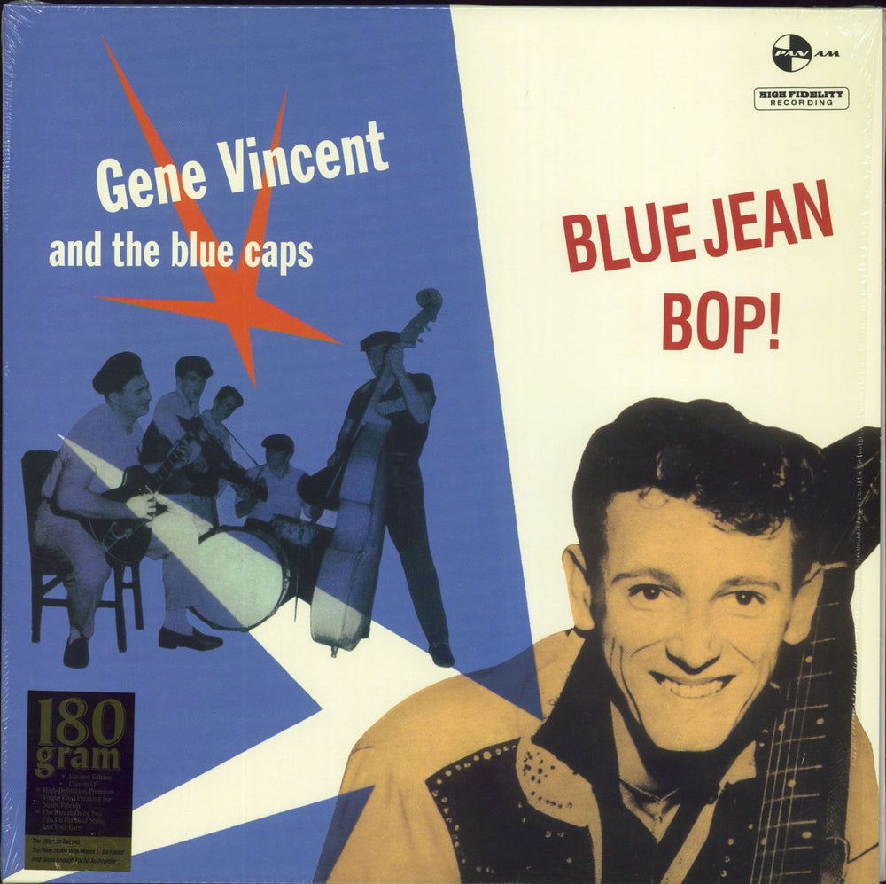 Gene Vincent Bluejean Bop + Shrink US vinyl LP album (LP record) 9152246