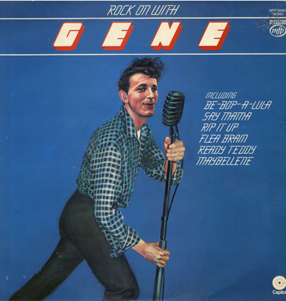 Gene Vincent Rock On With Gene UK vinyl LP album (LP record) MFP50463