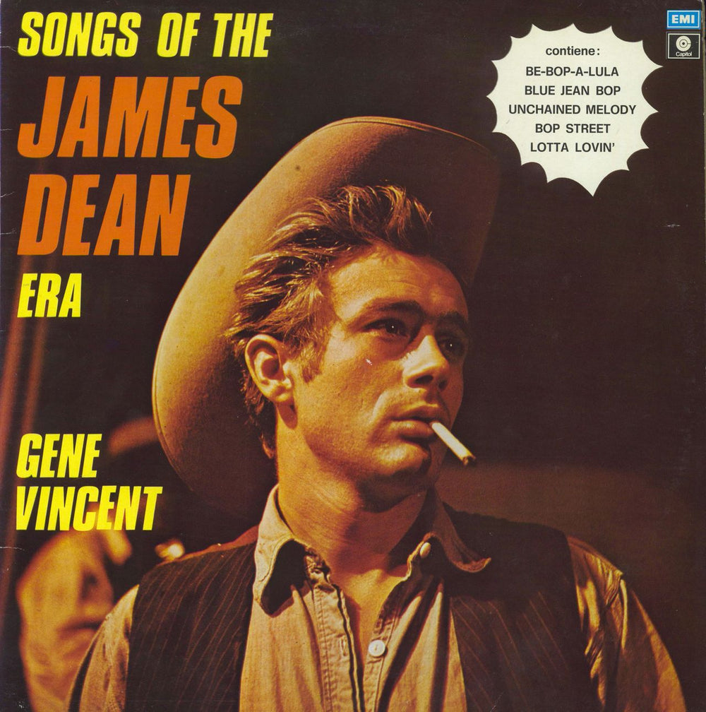 Gene Vincent Songs Of The James Dean Era Italian vinyl LP album (LP record) 3C054-82021