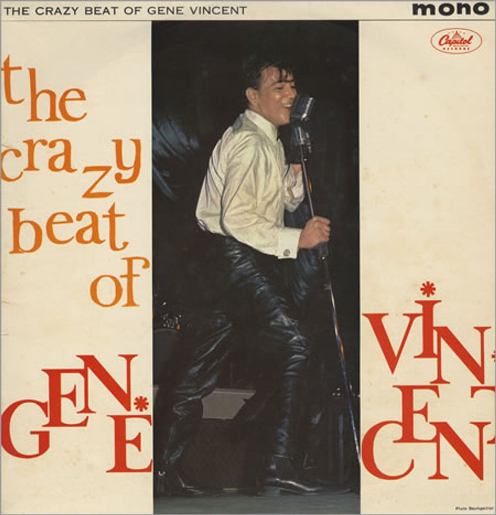 Gene Vincent The Crazy Beat Of Gene Vincent UK vinyl LP album (LP record) T-20453