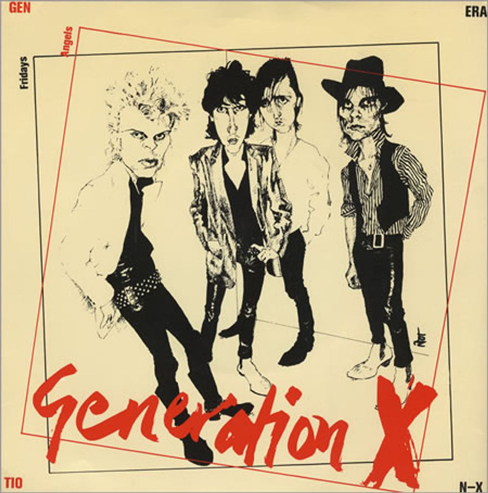 Generation X Friday's Angels - Red Vinyl UK 7" vinyl single (7 inch record / 45) CHS2330