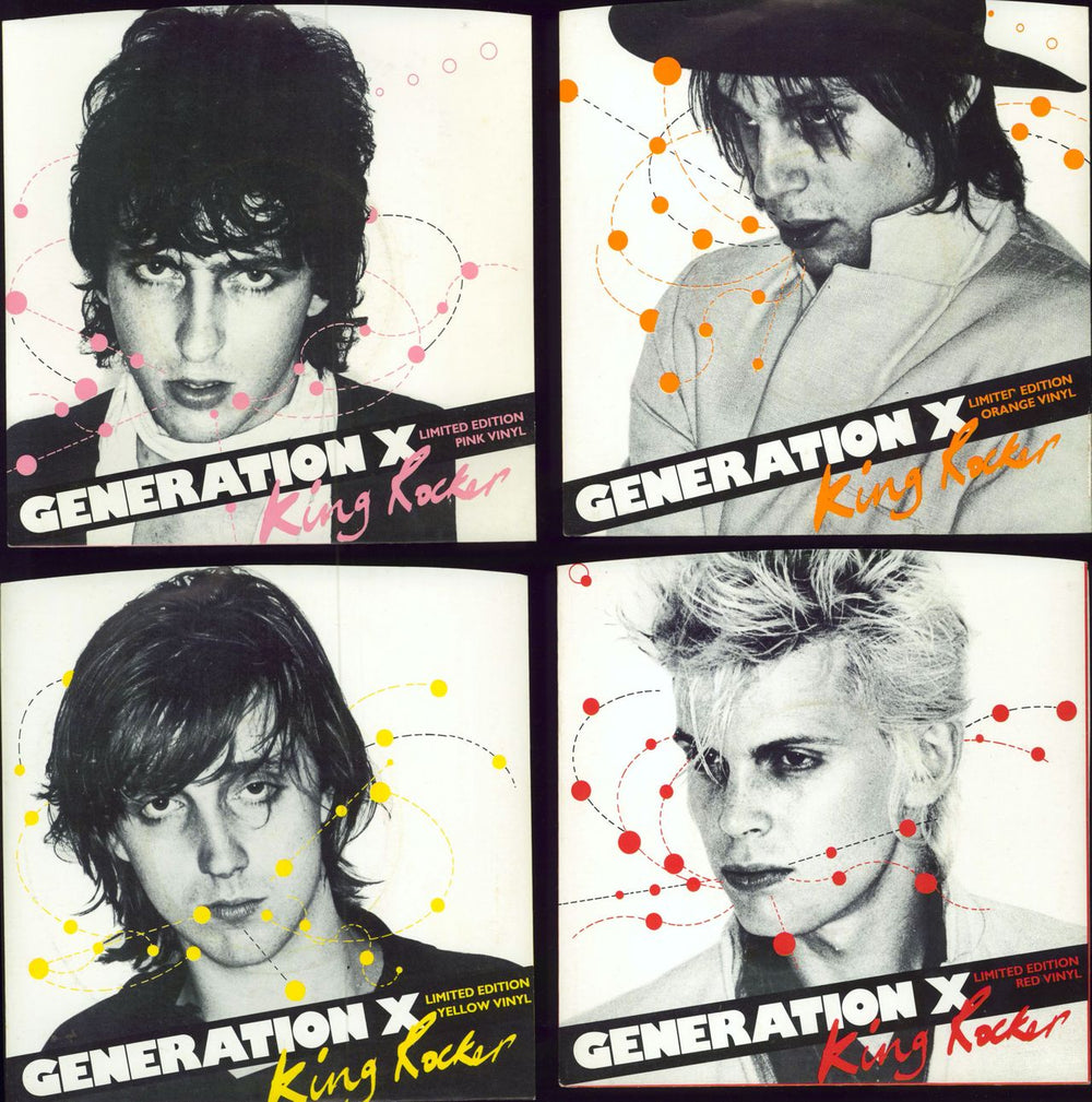 Generation X King Rocker - Complete Set UK Vinyl Box Set CHSA/B/C/D/2261