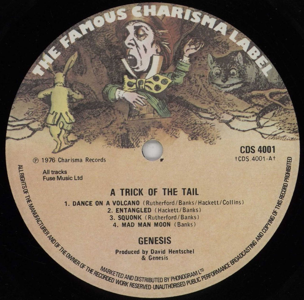 Genesis A Trick Of The Tail - 2nd + Inner UK vinyl LP album (LP record) GENLPAT758106