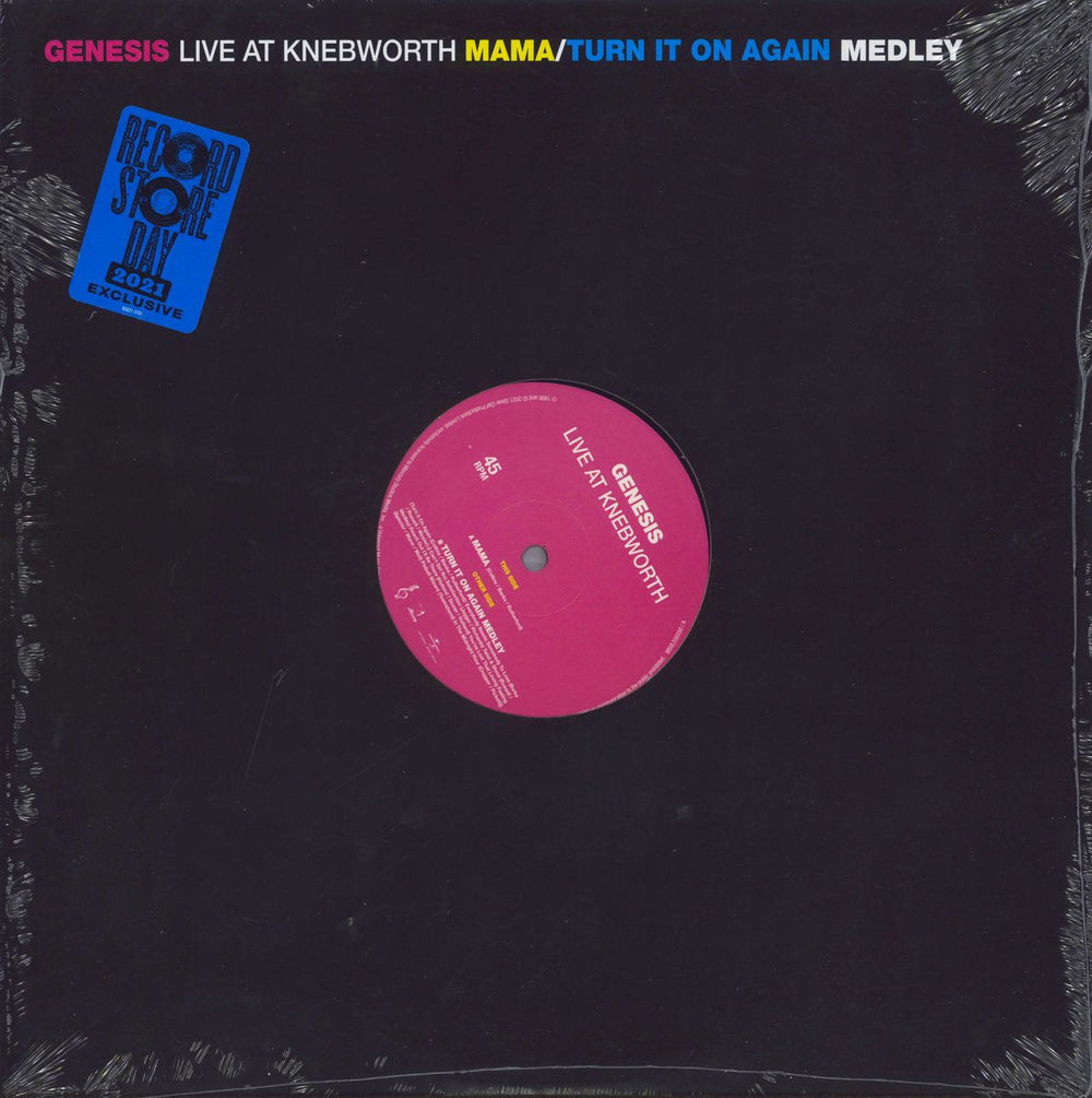 Genesis Live At Knebworth - RSD 2021 - Sealed Canadian 12" vinyl single (12 inch record / Maxi-single) MSVL556550