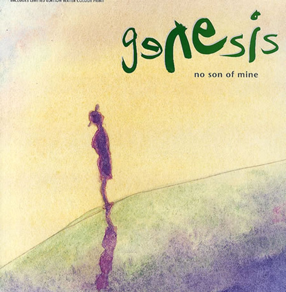 Genesis No Son Of Mine + Limited Edition Print UK 12" vinyl single (12 inch record / Maxi-single) GENS612