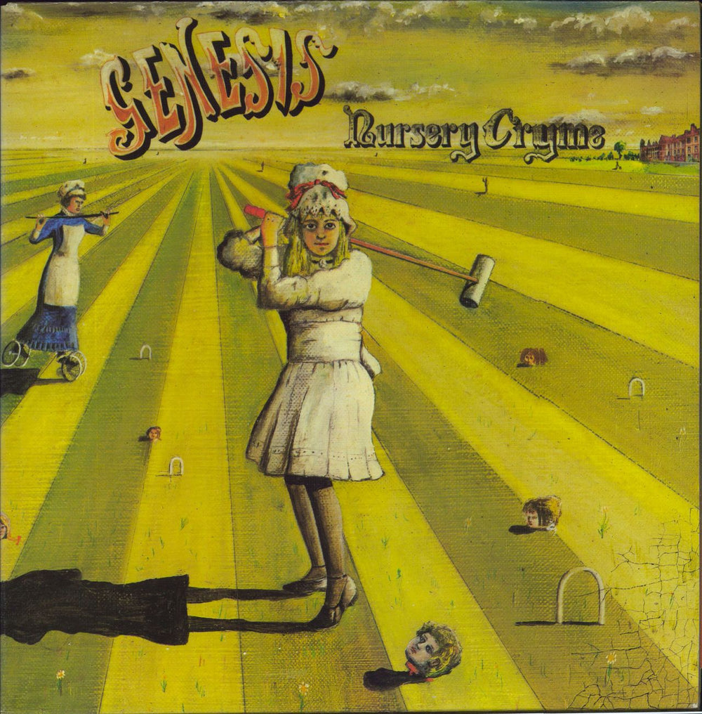 Genesis Nursery Cryme - 1st + Inner - VG UK vinyl LP album (LP record) CAS1052