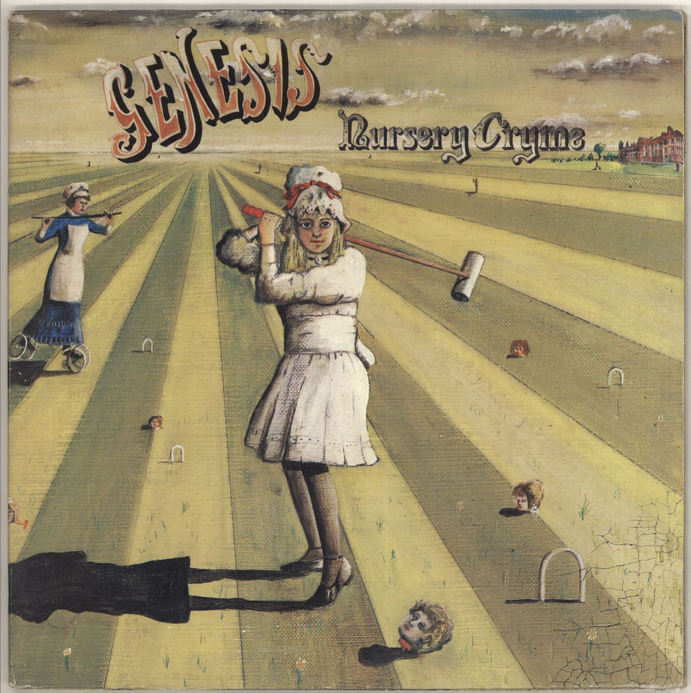 Genesis Nursery Cryme - 2nd - VG UK vinyl LP album (LP record) CAS1052