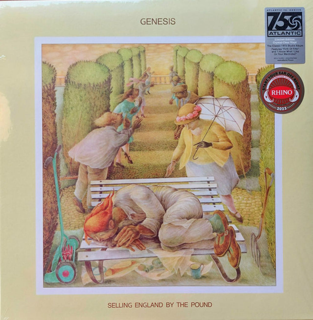 Genesis Selling England By The Pound - Crystal Clear Vinyl - Sealed UK vinyl LP album (LP record) RCV1516781