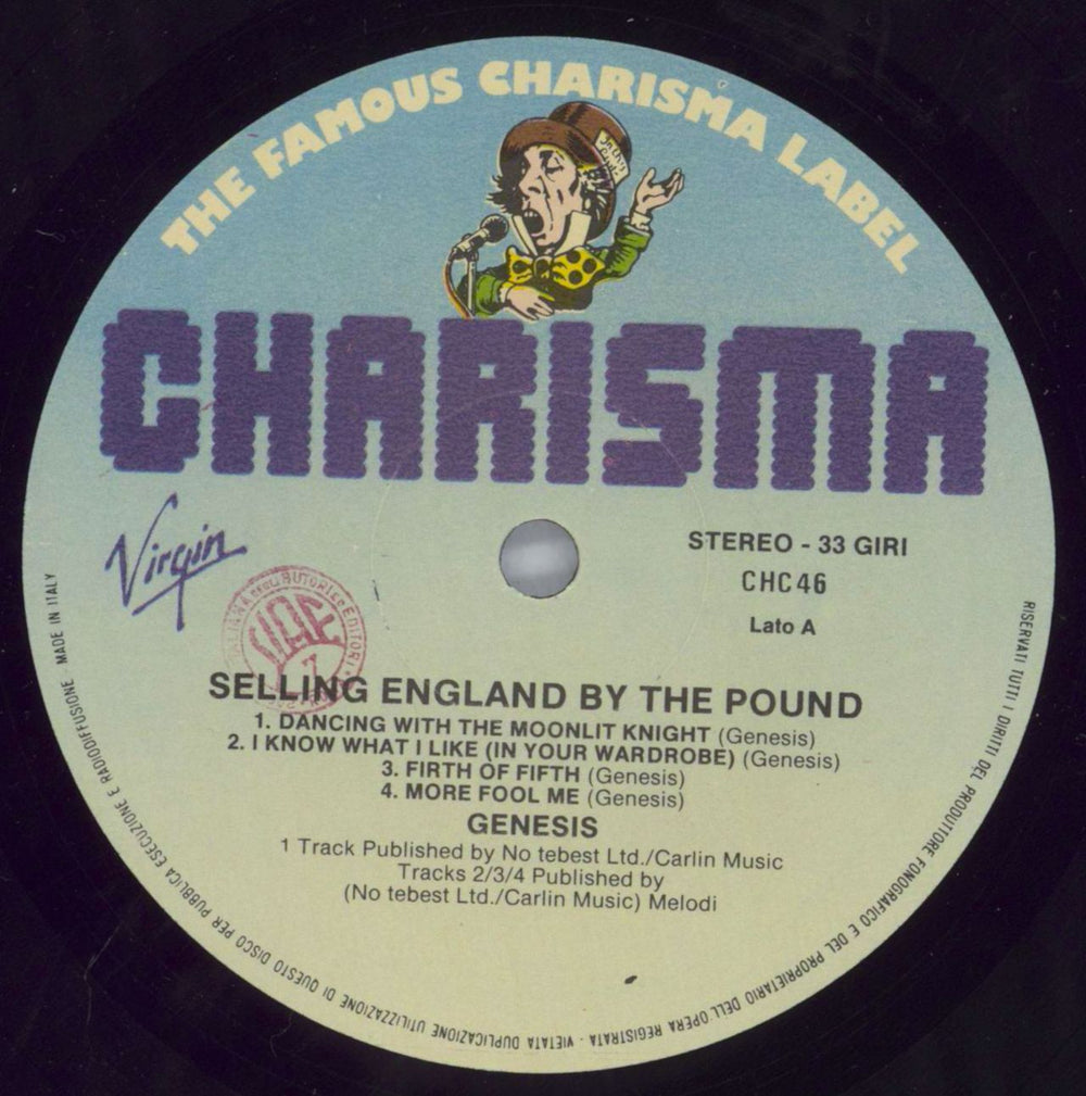 Genesis Selling England By The Pound Italian vinyl LP album (LP record) GENLPSE823077