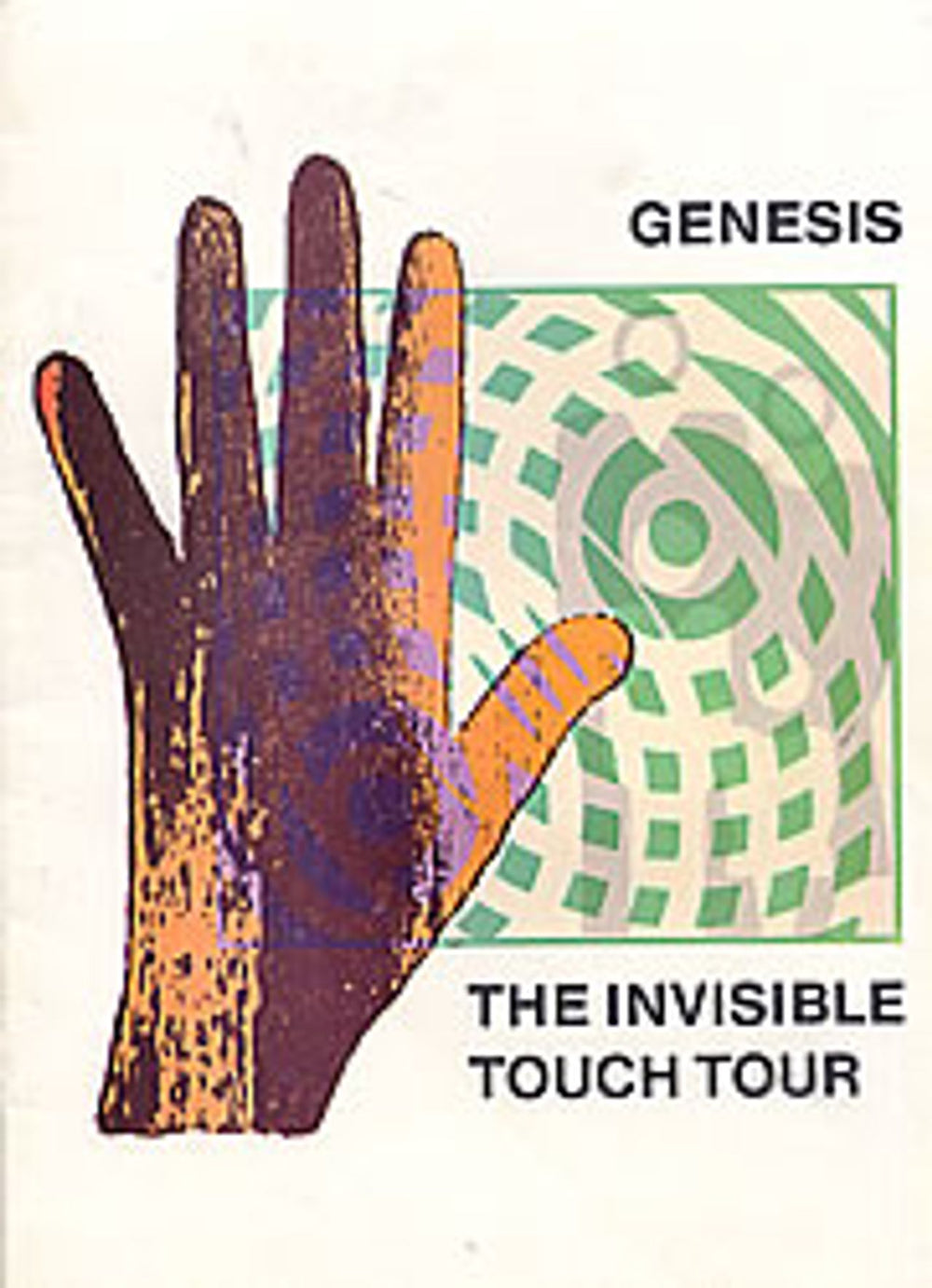 Genesis The Invisible Touch Tour UK tour programme TOUR PROGRAMME