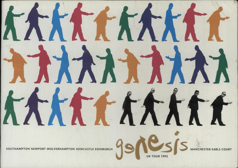 Genesis We Can't Dance / UK Tour 1992 - Pair UK tour programme GENTRWE192434