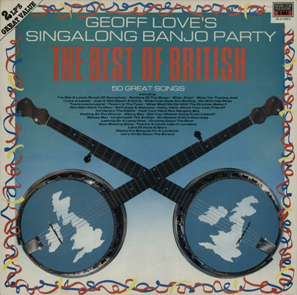 Geoff Love The Best Of British - Geoff Love's Singalong Banjo Party UK 2-LP vinyl record set (Double LP Album) DL4119743