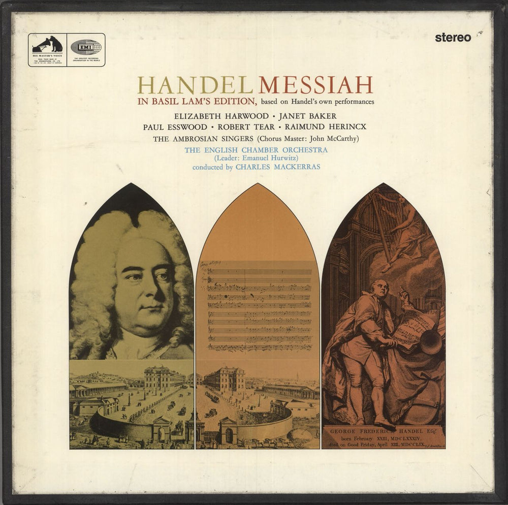 George Frideric Handel Handel: Messiah UK Vinyl Box Set HQS1052-4