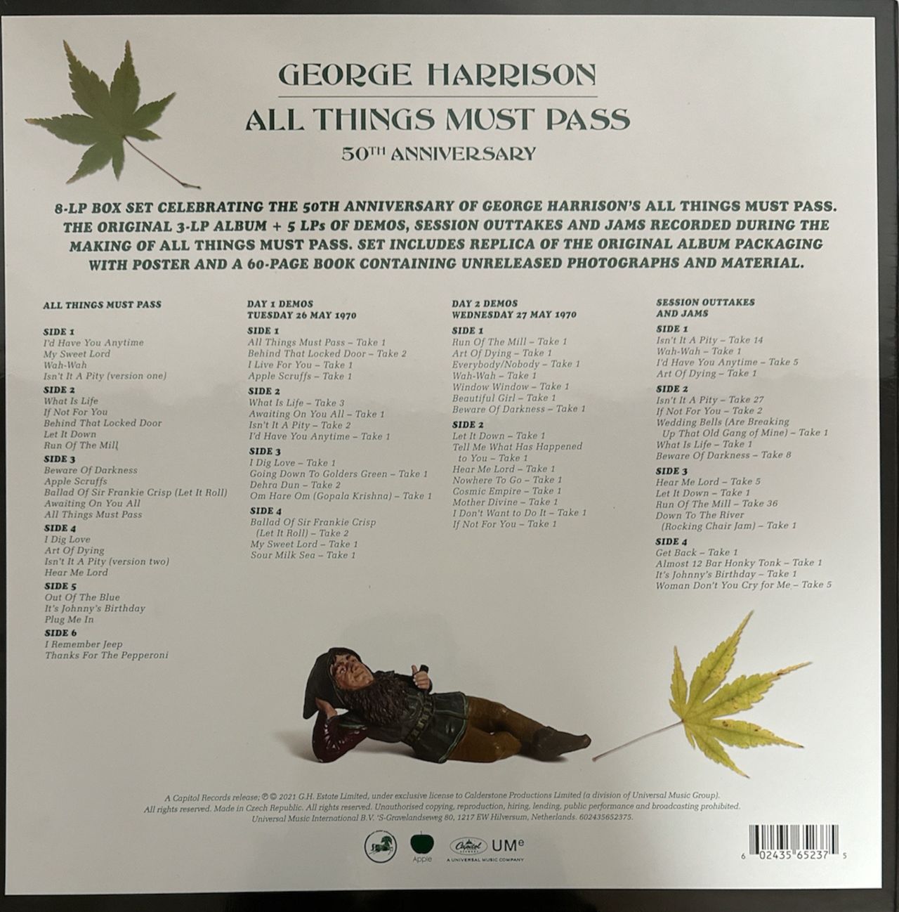 George Harrison All Things Must Pass Super Deluxe 8lp Sealed With —