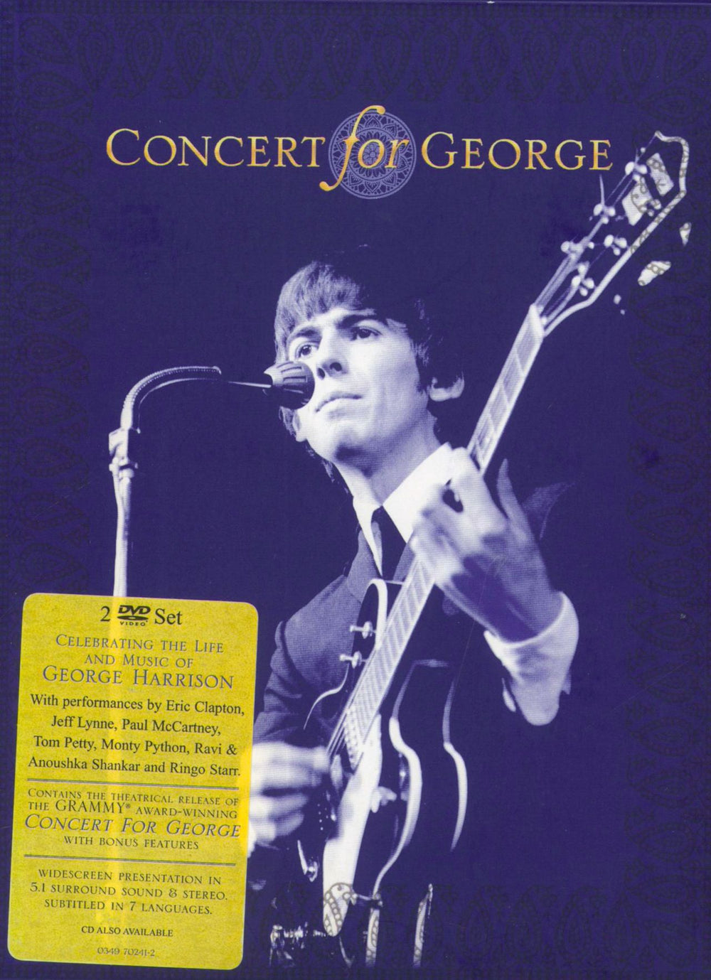 George Harrison Concert For George UK DVD 034970241-2