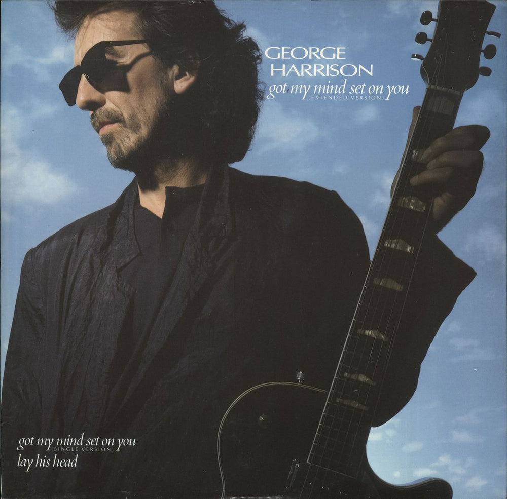 George Harrison Got My Mind Set On You UK 12" vinyl single (12 inch record / Maxi-single) W8178T